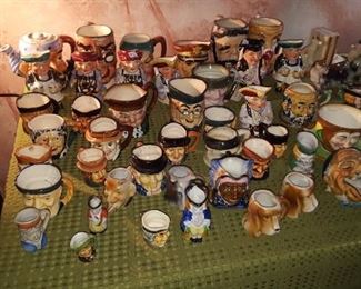 Occupied Japan Collection Barn Find Toby Jugs $4 each