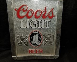 Coors Light Beer Mirror 