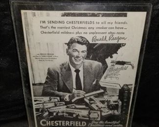 Ronald Reagan Chesterfield Poster 