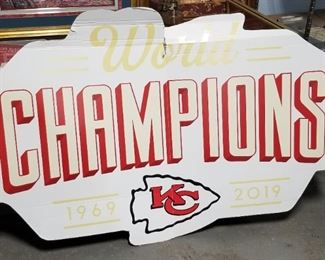 Chiefs Champion Sign 