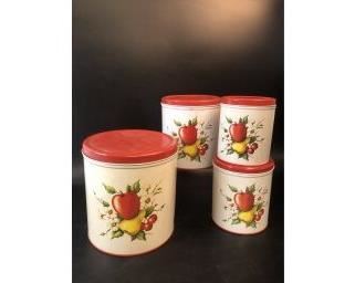 Vintage 1940's-50's Decor Ware Cannister Set