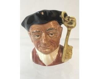 Gaoler Williamsburg Series Royal Doulton Miniature Character Jug
