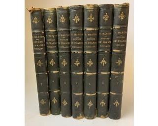 7 Volume Set Histoire De France Populaire by Henri Martin in French