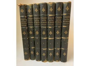 7 Volume Set Histoire De France Populaire by Henri Martin in French
