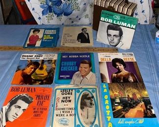 45 Record Case and 9 Records $12.00