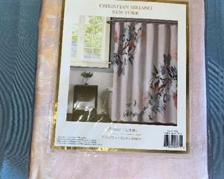 Christian Sirano Shower Curtain 72 X 72 $22.00 New