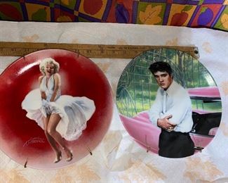 Bradex Marilyn Monroe and Elvis Plate $8.00