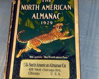 The North American Almanac 1929 $5.00