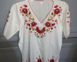 Size 34 Embroidered Shirt $10.00