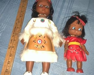 2 Indian Dolls $8.00