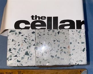 the cellar Terrazo Coasters 4X4 New $10.00