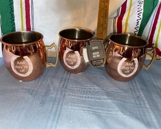 Thirstystone Copper Moscow Mule New 3 Mugs $30.00