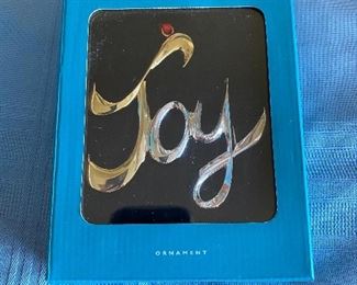 Nambe Holiday Joy Ornament $9.00 new