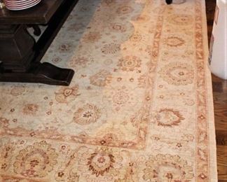 Beautiful hand knotted rug.  14' x 10'