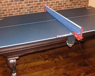 Killerspin Conversion table top ping pong table.                                           NOTE:  Only the top is being sold.  Pool table and accessories is not being sold.
