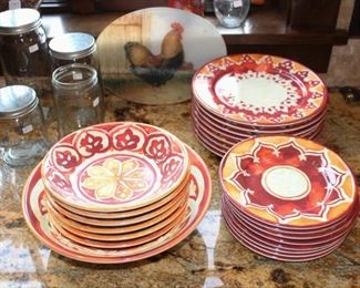 Patio Melamine 24 piece Williams Sonoma.