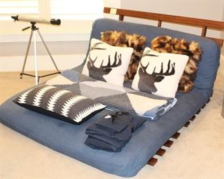 Futon Denim Blue, 56" W X 70" L