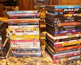 Lots of DVD movies
