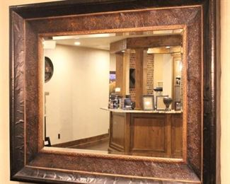 Mirror located in lower level.