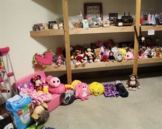 Stuffed animals and misc. toys