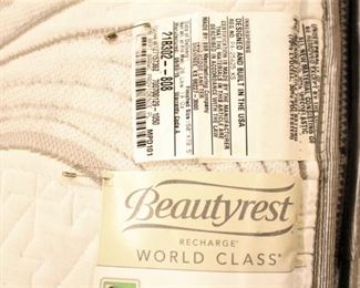 Beautyrest queen size mattress and box springs.
