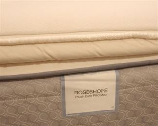 Roseshore queen size mattress and box spring set.