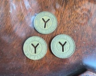 NY transit coins
