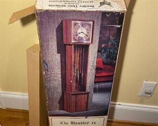 The Bently IX Grandfather Clock - NEW IN BOX
