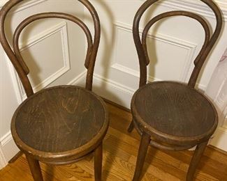 Antique Bistro Chairs (FOUR)