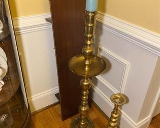Oversized Brass Candle Stick