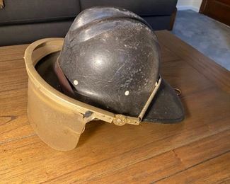 Vintage Firefighter Helmet