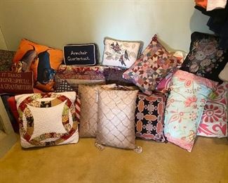 Very Nice Collection of Throw Pillows