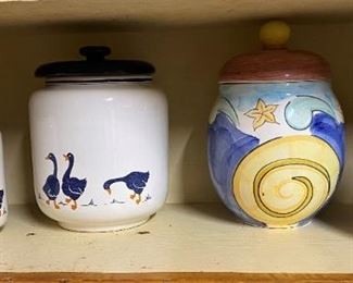 Ceramic Canisters.