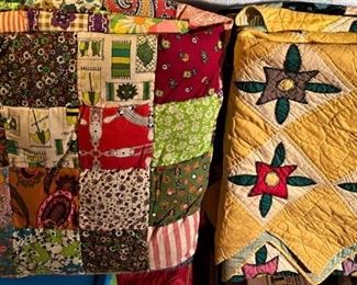 We have Many Many Handmade Antique Quilts.