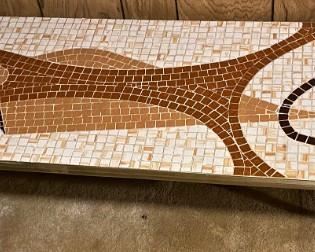 Gorgeous MCM Mid Century Mosiac Tile Coffee Table