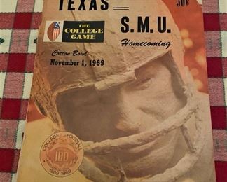 Vintage Original 1969 Texas - SMU Program