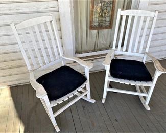 GREAT PAIR OF FRONT PORCH ROCKERS TO CATCH THAT SUNSET WITH YOUR SOMEONE SPECIAL.