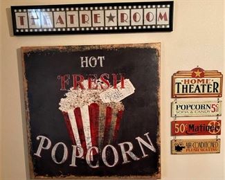 THIS COULD BE YOUR THEATER ROOM DECOR.