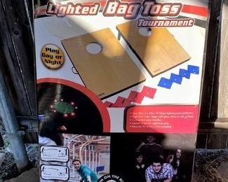 LIGHTED BAG TOSS GAME.