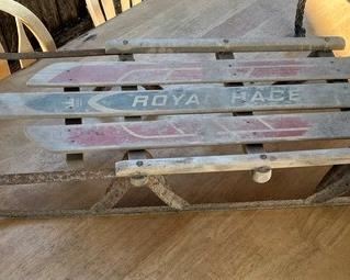 VINTAGE WOODEN SLEIGH