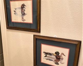 SIGNED DUCK PRINTS