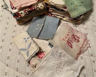 LOTS OF VINTAGE HANKIES