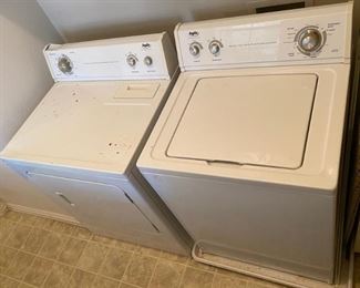 WHIRLPOOL WASHER AND ELECTRIC DRYER