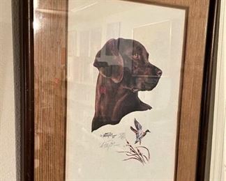 SIGNED AND NUMBERED LAB PRINT BY A. TAYLOR.