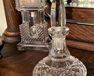 WATERFORD CRYSTAL PERFUME BOTTLE.