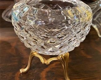 WATERFORD CRYSTAL SMALL ROSE BOWL.