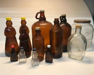 lots of old bottles