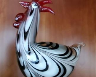 Murano Art Glass rooster