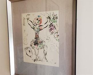 Chagall print- The Juggler 