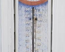 Vintage sign/thermometer